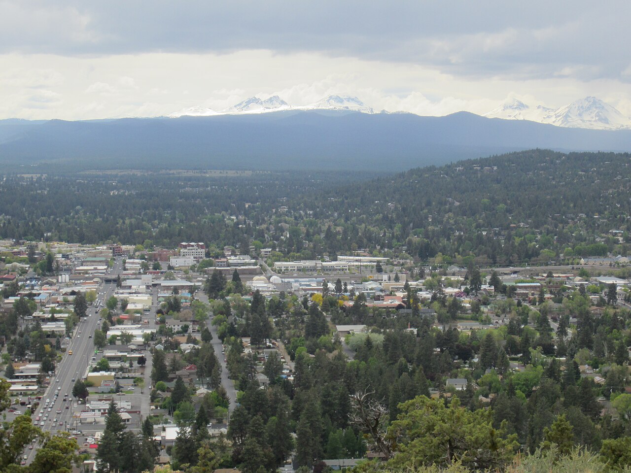 View from Pilot Butte Park, Bend, Oregon