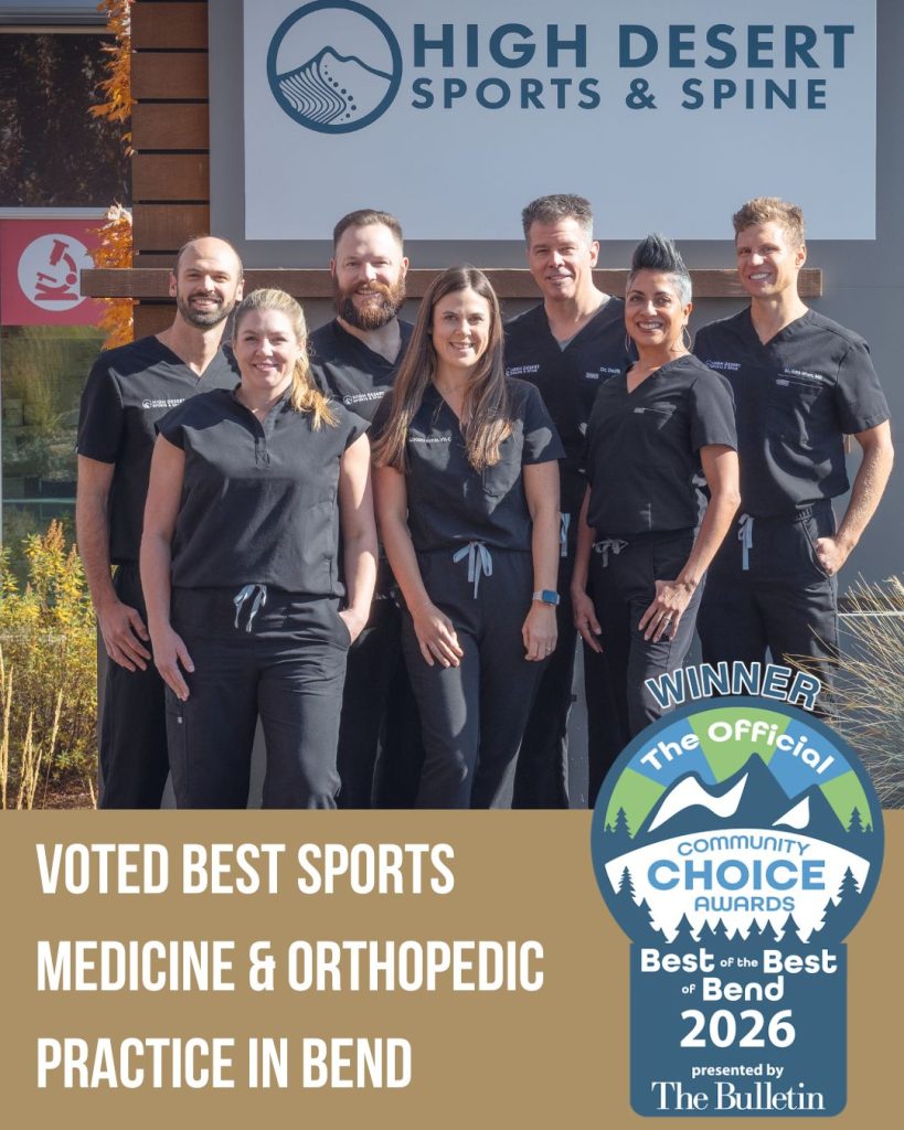 HDSS was voted the best Sports Medicine & Orthopedic Practice in Bend for 2026